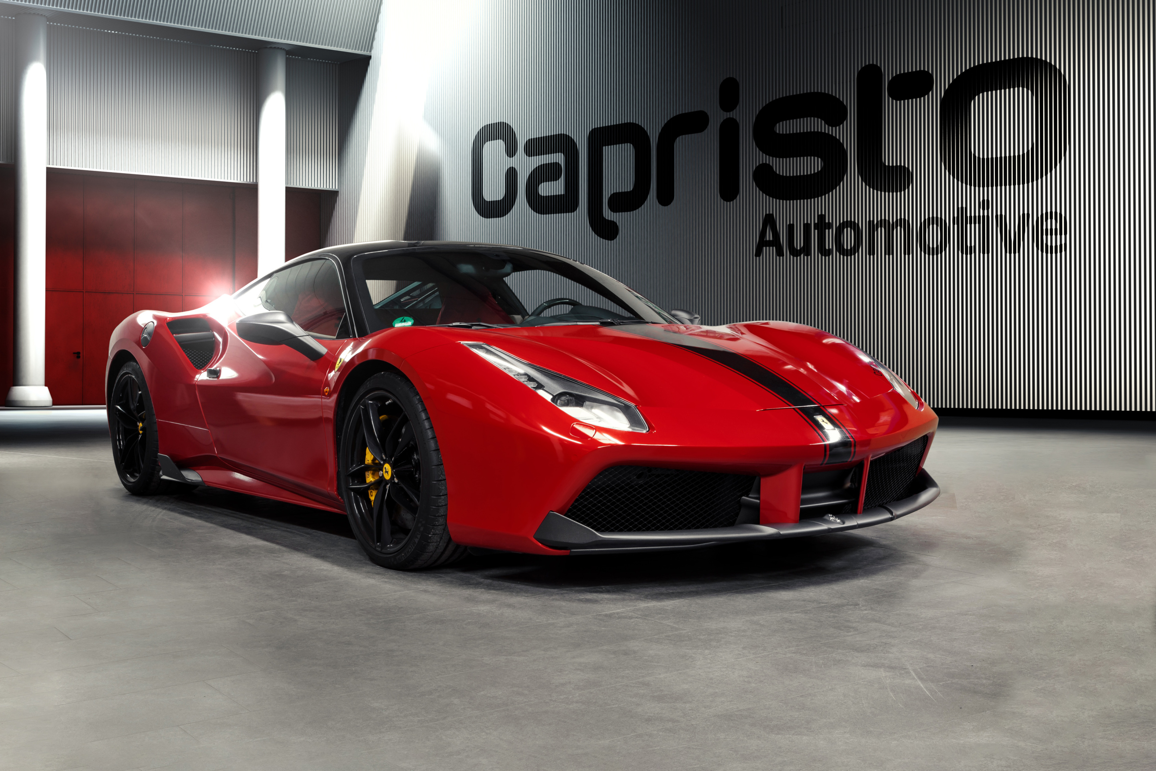 Capristo Ferrari 488 Carbon Fiber Front Spoiler